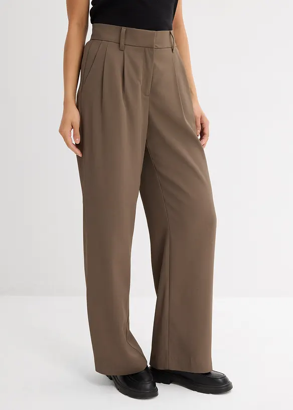 Pantaloni con trama twill, bonprix