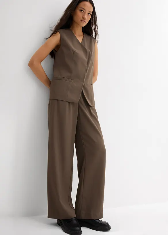 Pantaloni con trama twill, bonprix