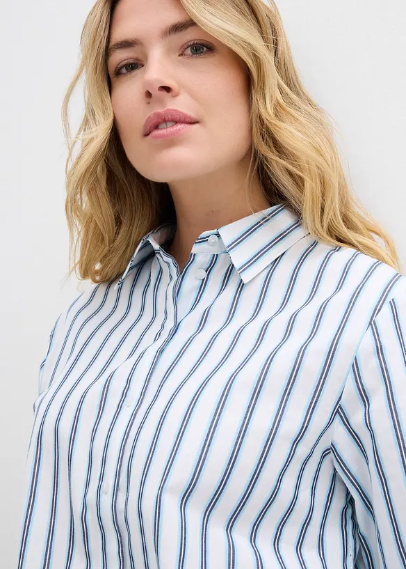 Camicetta oversize in puro cotone, bonprix
