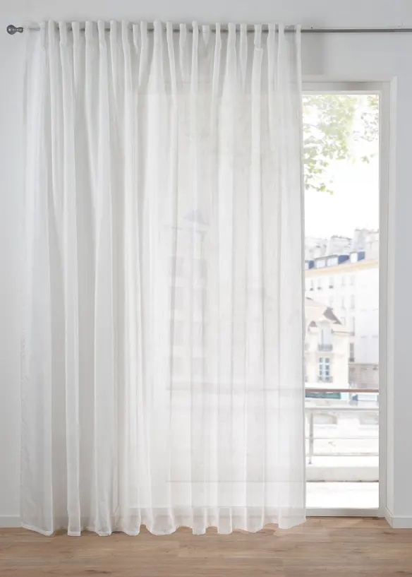 Tenda velata con righe fini, bonprix