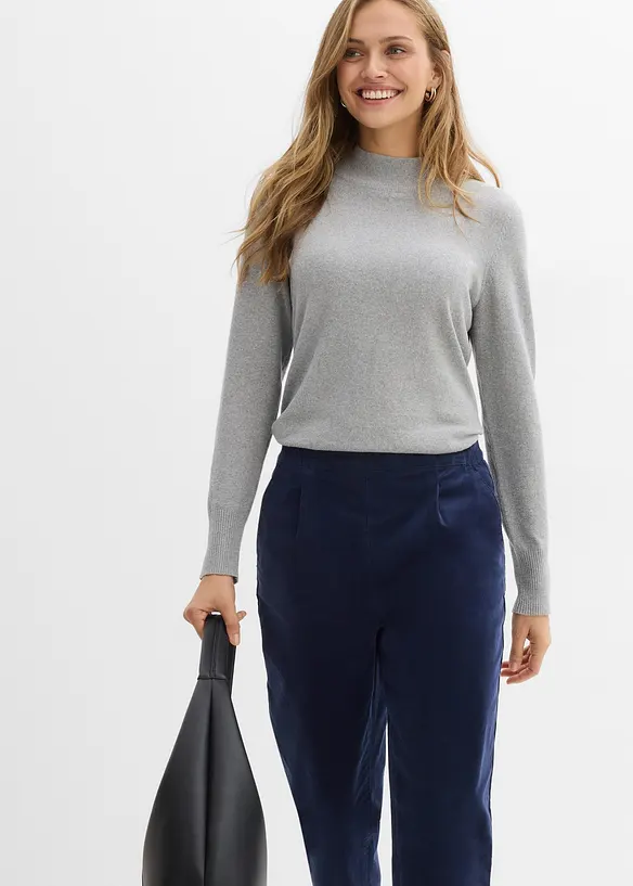 Pantaloni in velluto a coste di cotone biologico, bonprix