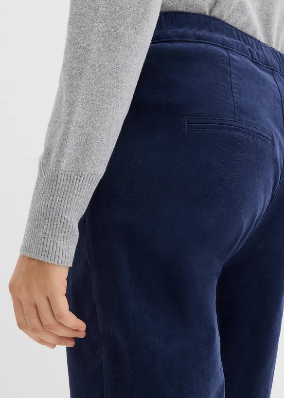 Pantaloni in velluto a coste di cotone biologico, bonprix