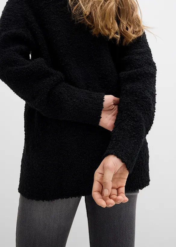 Maglione oversize in filato morbido, bonprix