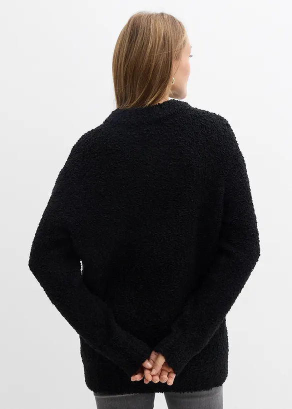 Maglione oversize in filato morbido, bonprix
