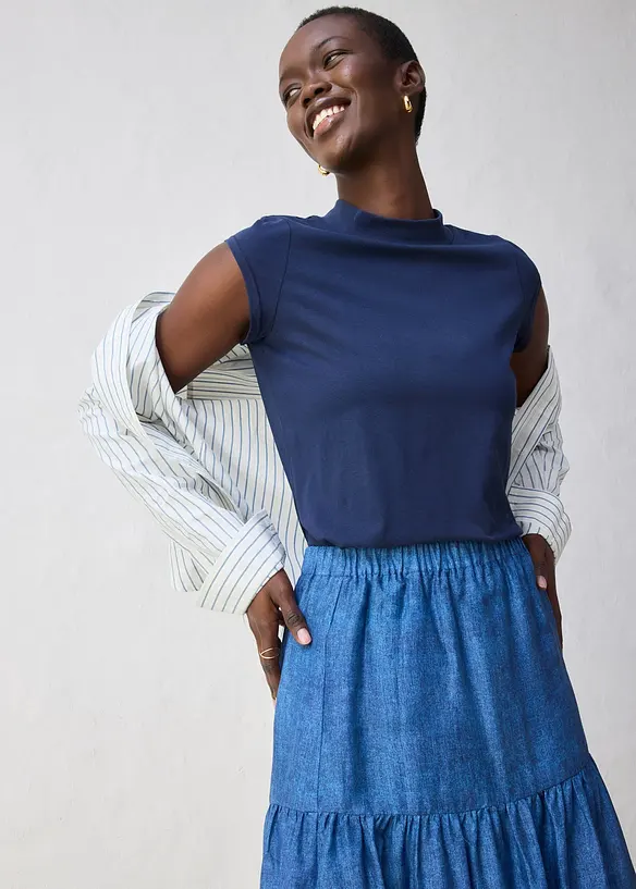 Maglia in misto seta, bonprix