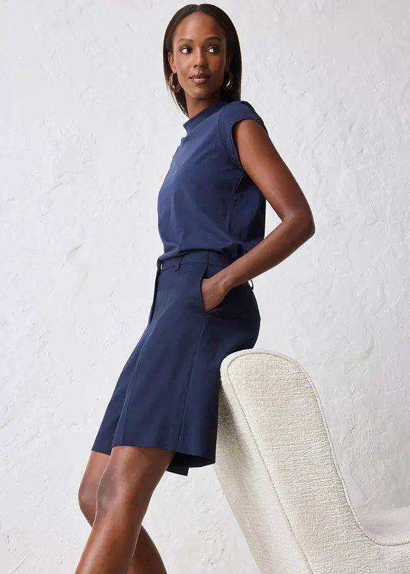 Gonna pantalone in misto lana, bonprix