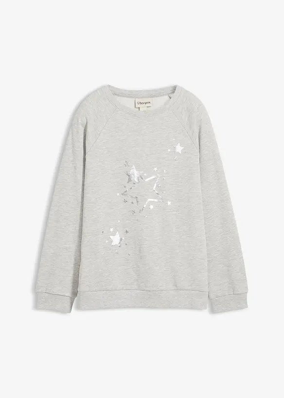 Felpa in puro cotone, bonprix