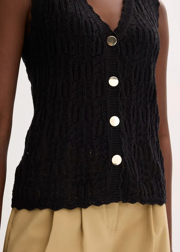 Gilet traforato, bonprix