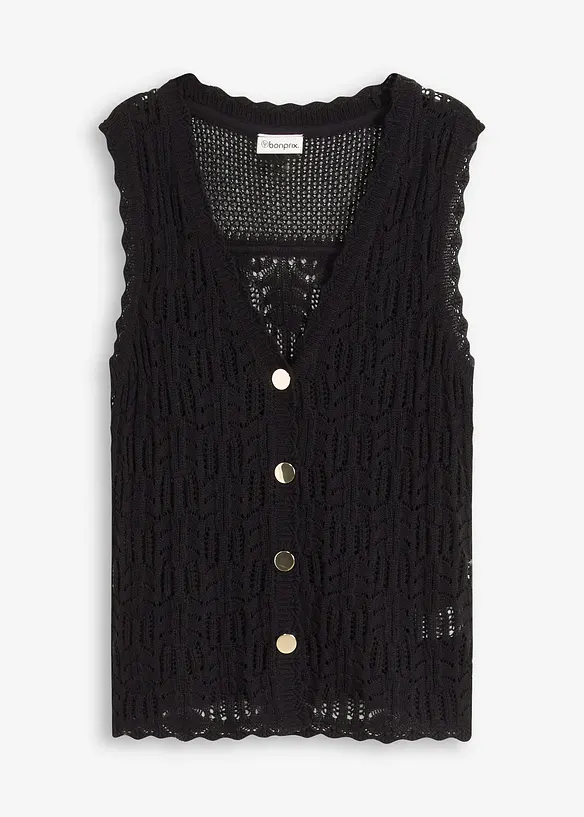 Gilet traforato, bonprix