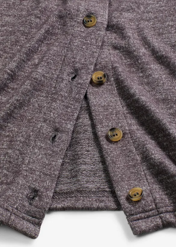 Cardigan in maglia fine a coste, bonprix
