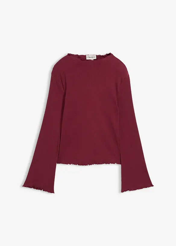 Maglia a costine in puro cotone, bonprix