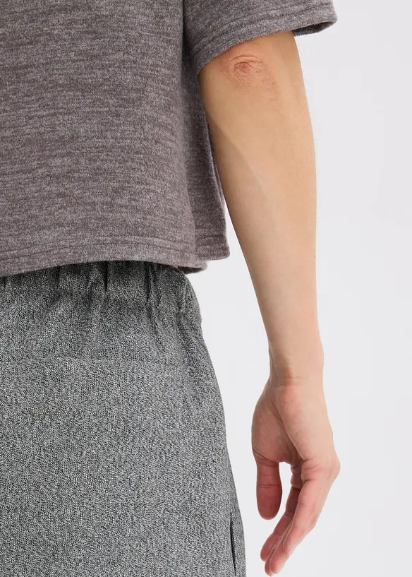 Pantaloni a palazzo in simil lana, bonprix