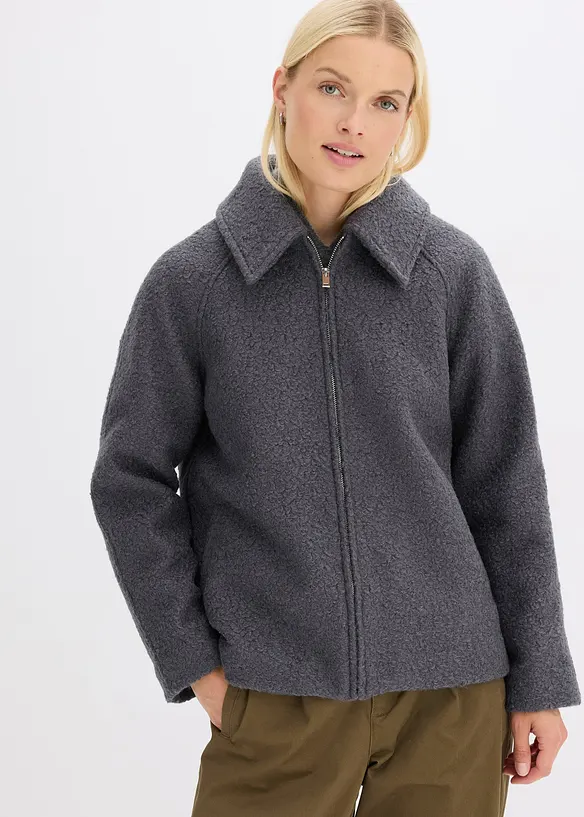 Giacca in morbido bouclé, bonprix