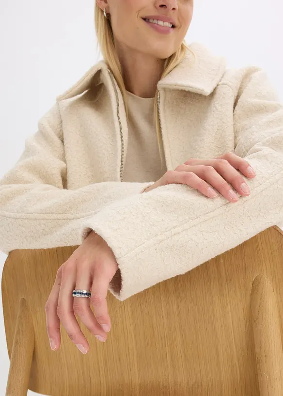 Giacca in morbido bouclé, bonprix