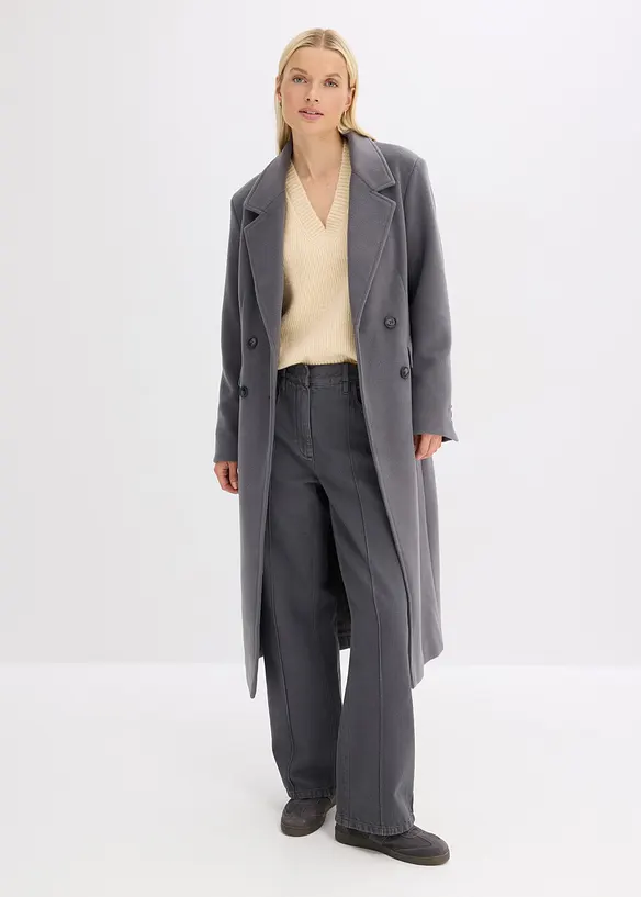 Maglione con scollo a V, bonprix