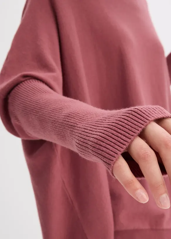 Maglione in filato fine di misto viscosa, bonprix