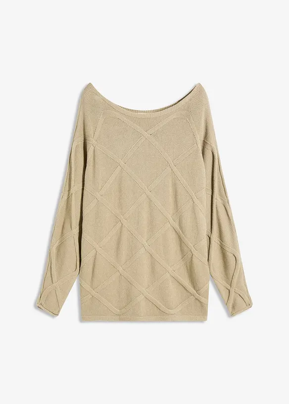 Maglione a trecce, bonprix