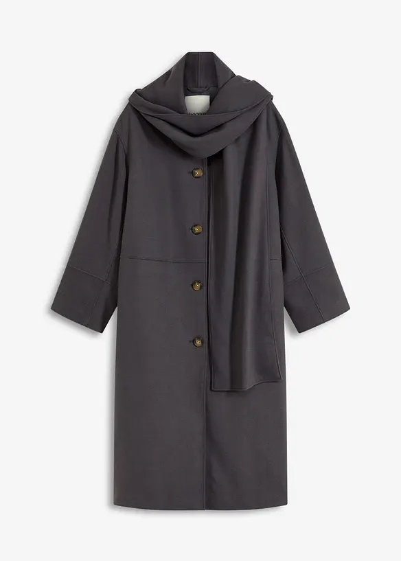 Cappotto oversize in morbido misto viscosa, bonprix
