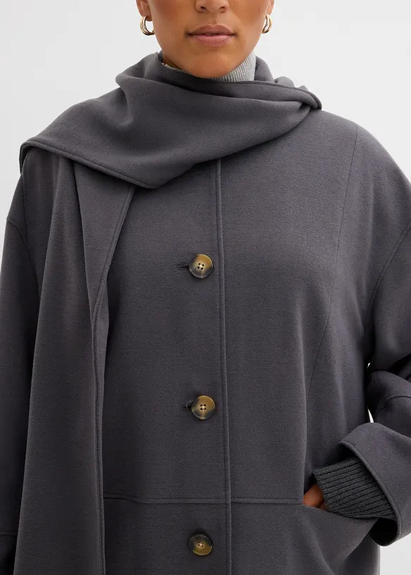 Cappotto oversize in morbido misto viscosa, bonprix