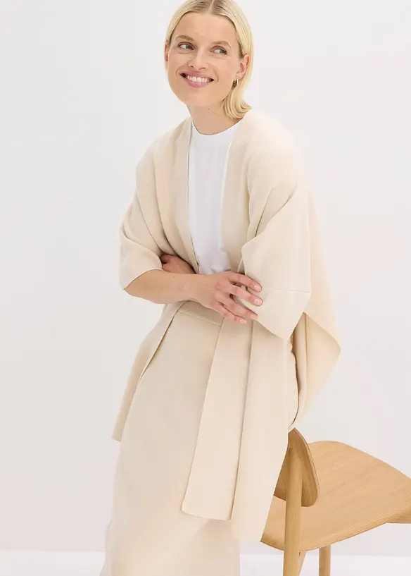 Mantella oversize in maglia, bonprix