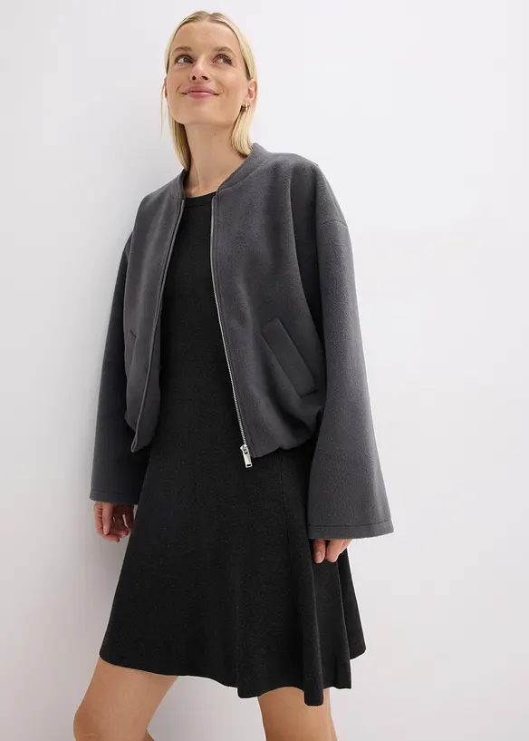 Abito di maglia in morbido misto viscosa, bonprix