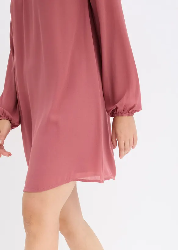 Miniabito in chiffon con ruches, bonprix