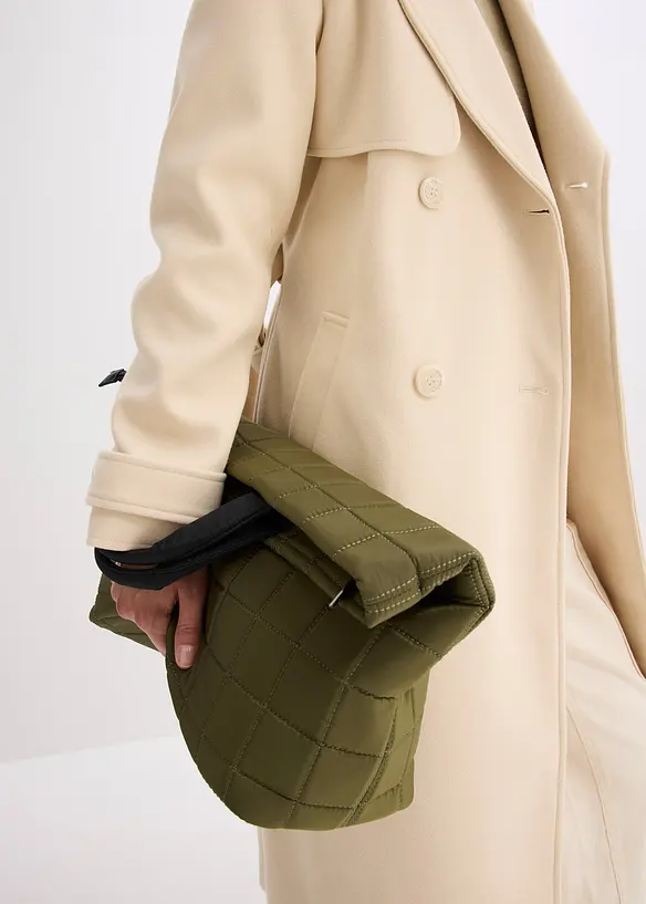 Trench effetto lana, bonprix