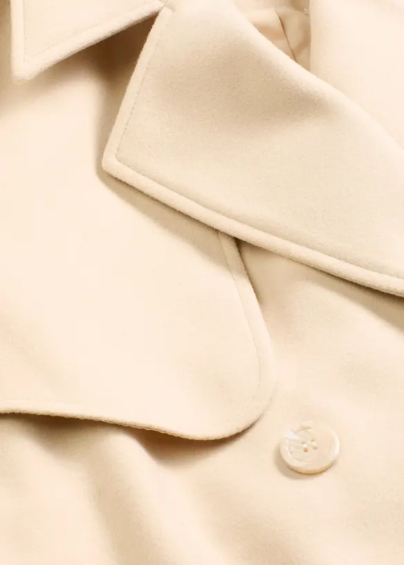 Trench effetto lana, bonprix