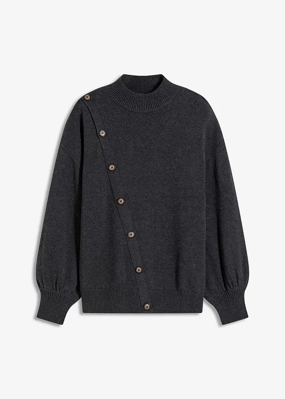 Maglione con bottoni, bonprix