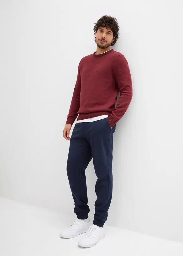 Pantaloni da jogging con fondo a costine, bonprix