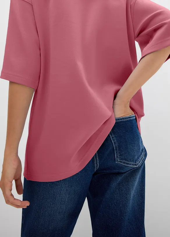 Maxi maglia in puro cotone biologico pesante, bonprix