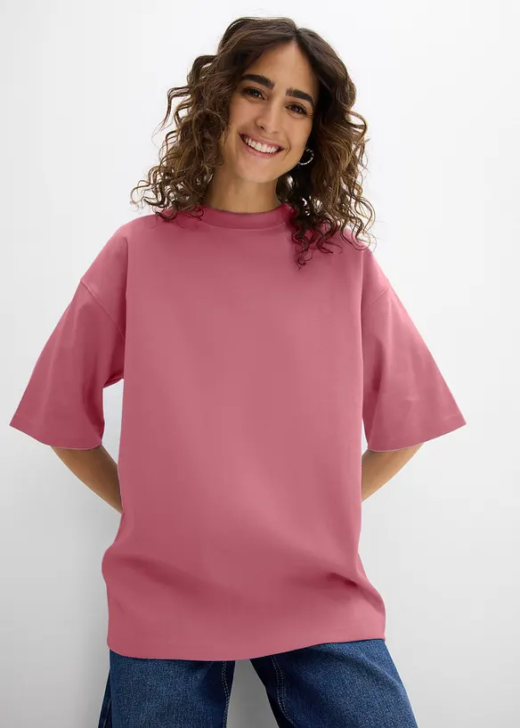 Maxi maglia in puro cotone biologico pesante, bonprix