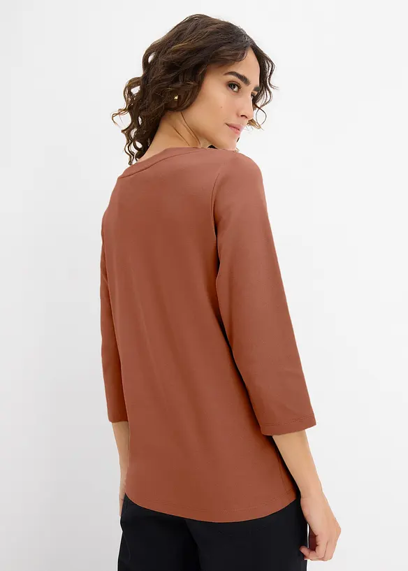 Maglia in puro cotone biologico pesante, bonprix