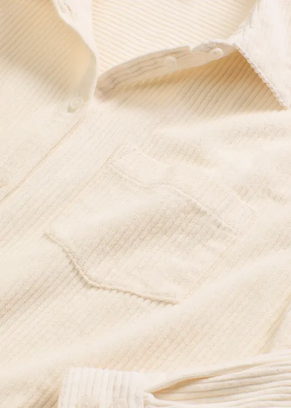 Camicia in velluto di cotone a coste, bonprix