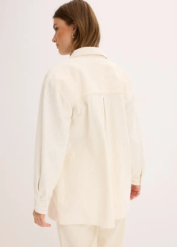 Camicia in velluto di cotone a coste, bonprix