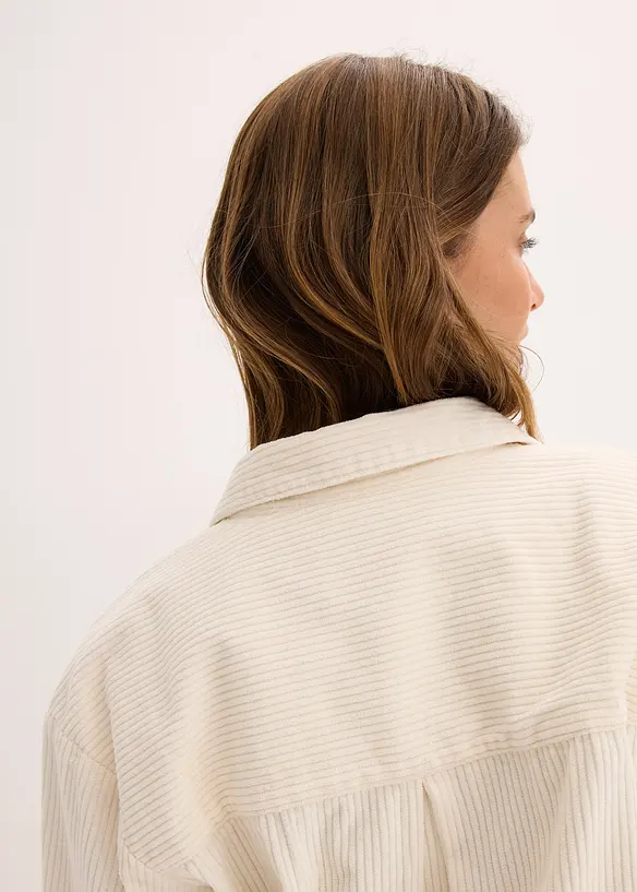 Camicia in velluto di cotone a coste, bonprix