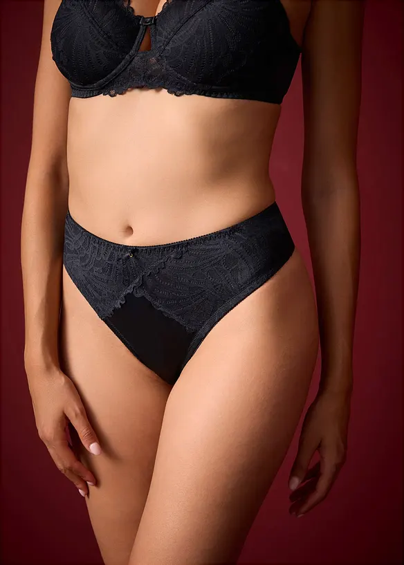 Perizoma alto lucido (pacco da 2), bonprix