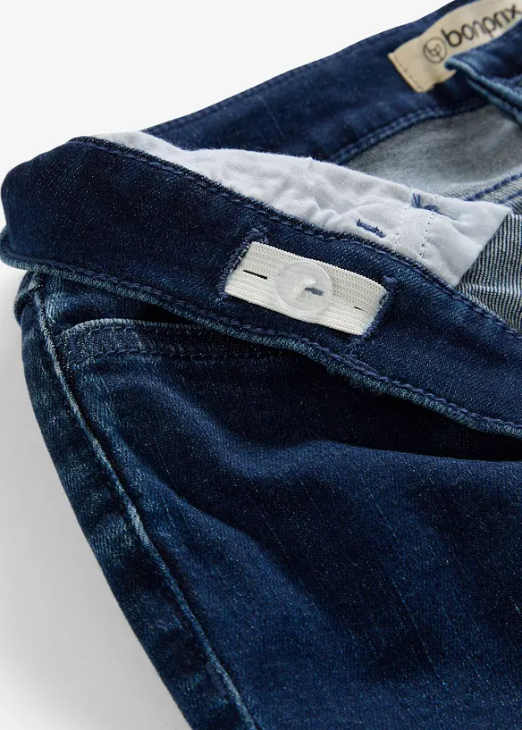 Jeans a zampa, vita bassa, bonprix