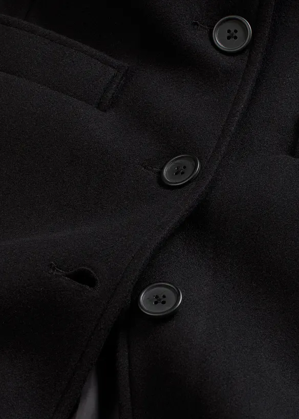 Cappotto lungo in simil lana, bonprix