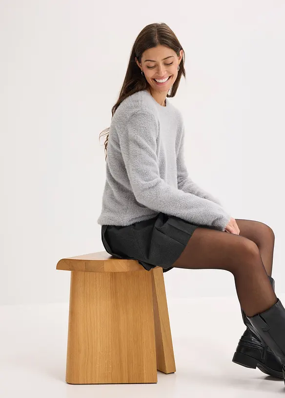 Maglione morbido con maniche ampie, bonprix