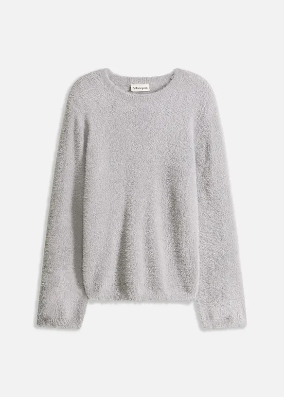 Maglione morbido con maniche ampie, bonprix