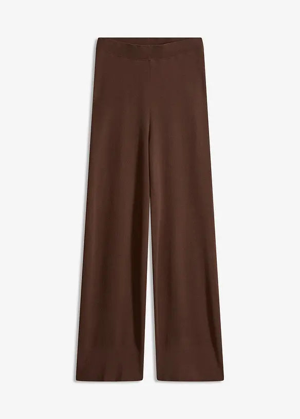Pantaloni in maglia di soffice misto viscosa, bonprix