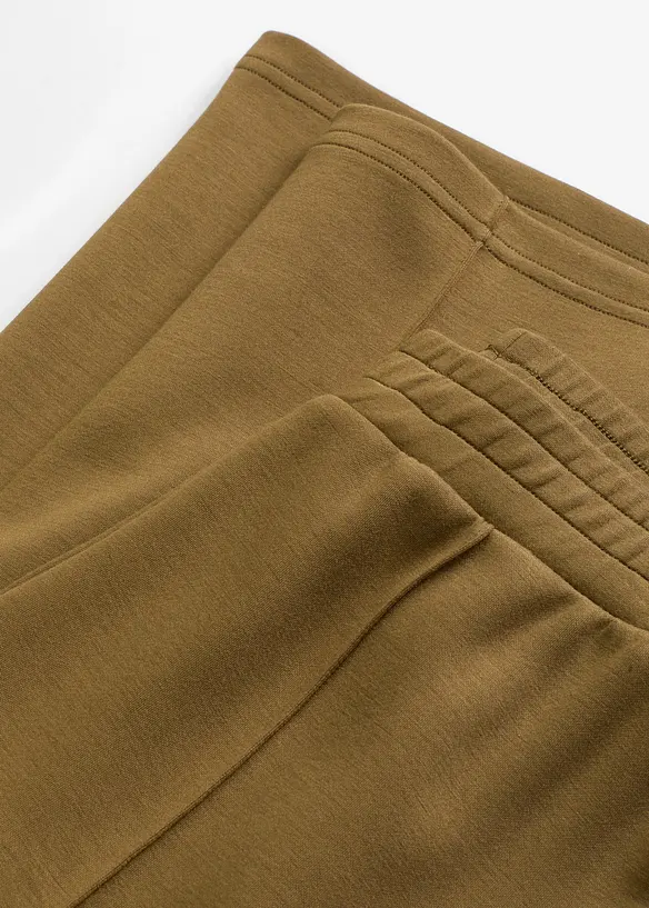 Pantaloni in felpa con viscosa, bonprix