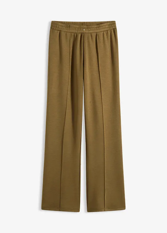 Pantaloni in felpa con viscosa, bonprix