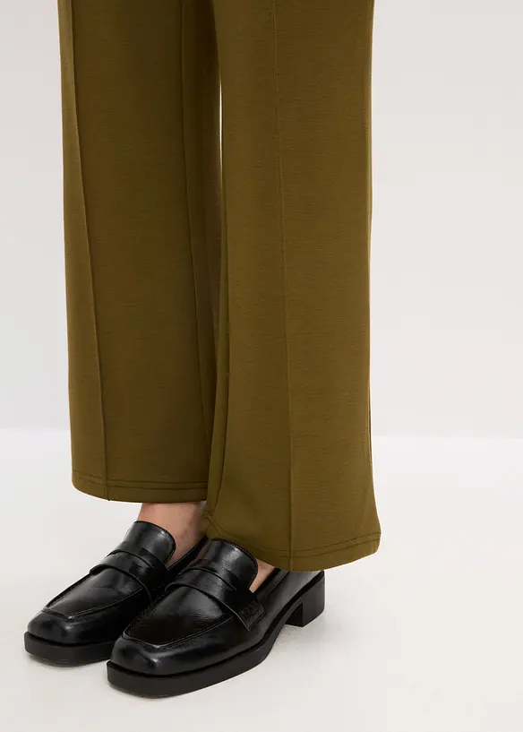Pantaloni in felpa con viscosa, bonprix