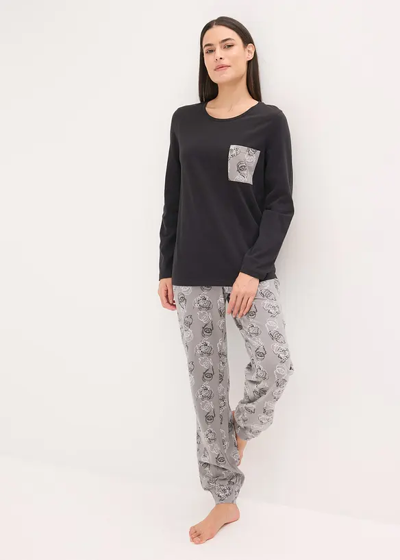 Pigiama in puro cotone, bonprix