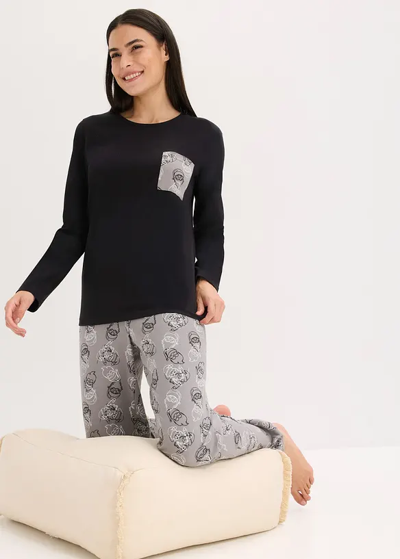 Pigiama in puro cotone, bonprix