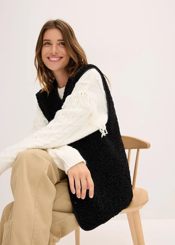 Gilet teddy, bonprix