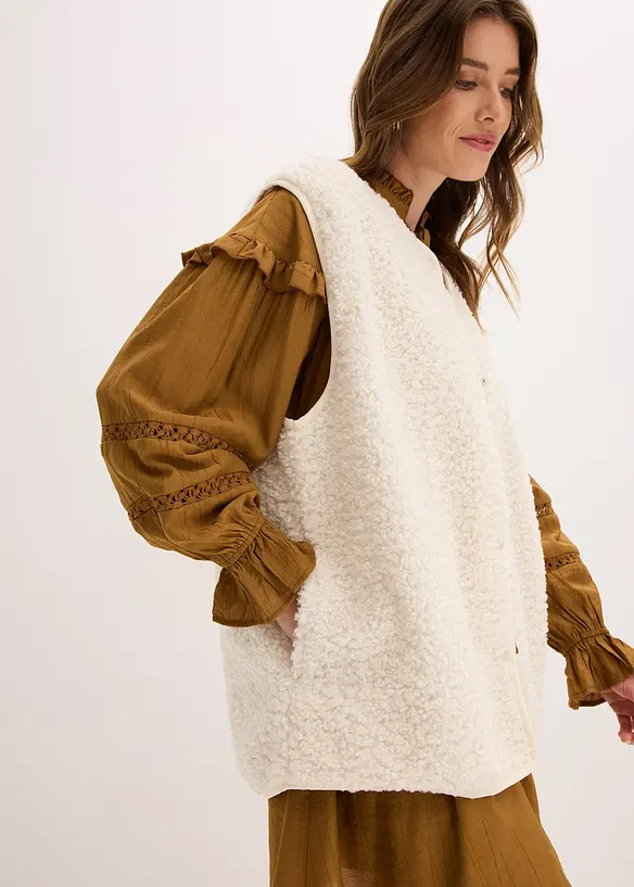 Gilet teddy, bonprix