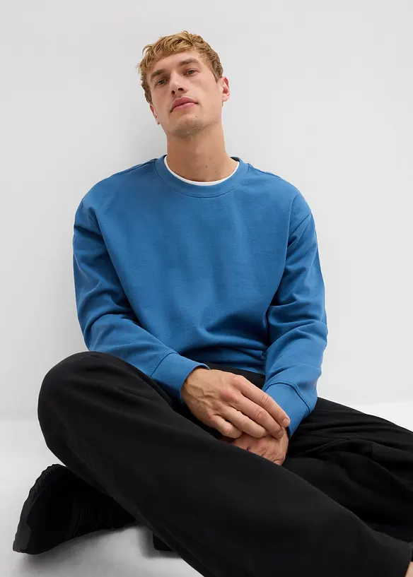 Felpa oversize in puro cotone biologico, bonprix